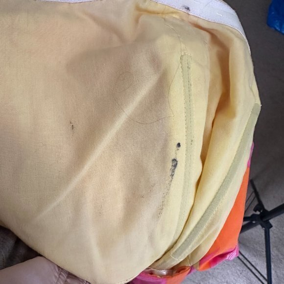 Lilly Pulitzer Dress Womens 4 Giraffe Print Pink Yellow Orange mini strapless - Picture 3 of 8